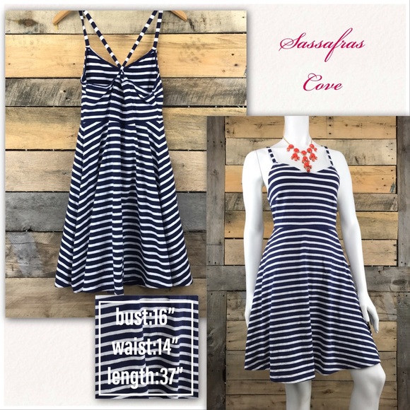 OLD NAVY NAUTICAL STRIPED DRESS - Picture 3 of 4